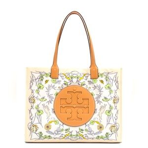 **Tory Burch "Ella" Tote Bag - Hot Air Balloon Print**